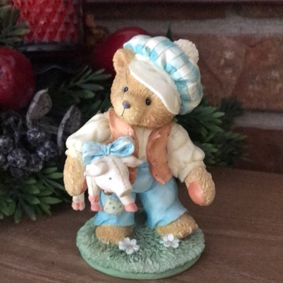 Rare 1993 Cherished Teddies “Tom The Piper’s Son - Picture 1 of 6